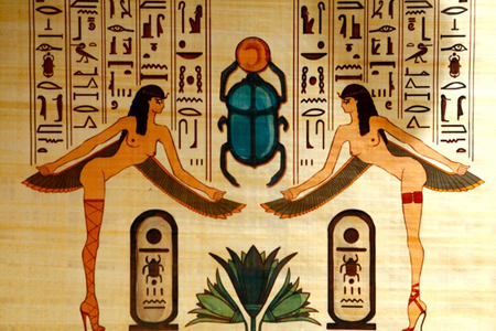 Vitrine de Christian Louboutin inspirada no Egito Antigo. Imagem disponível em . Acesso em 06 de outubro de 2013. 